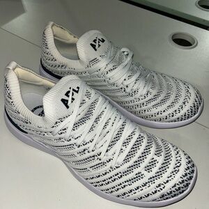 APL White and Black Techloom Wave sneaker